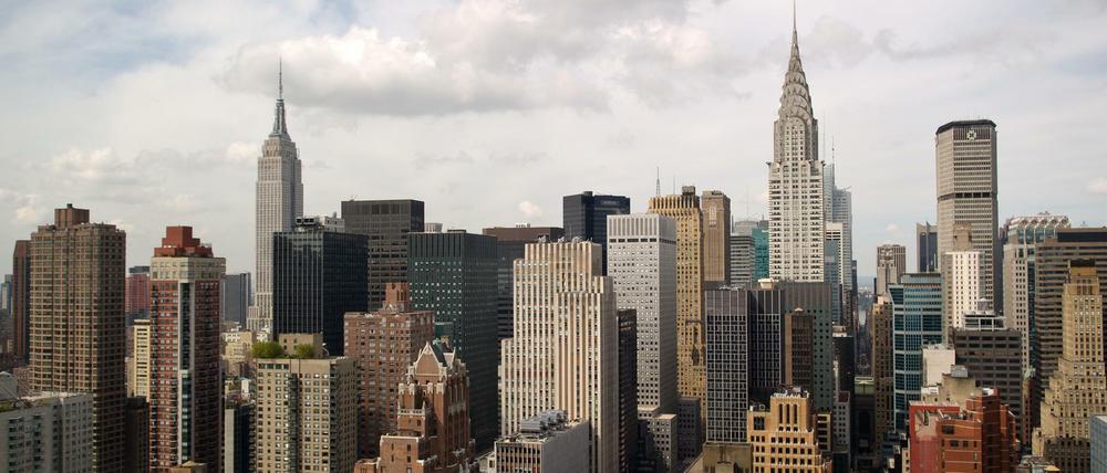 Die Skyline von New York. Hier sind die Mieten noch viel teurer, als in Berlin.