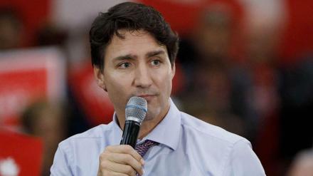 Justin Trudeau in Wahlkampf 