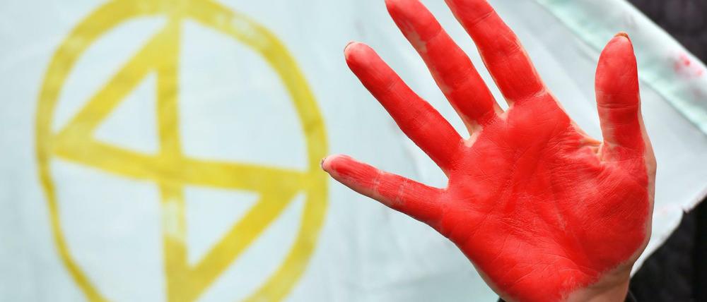 Extinction Rebellion wurde vom Verfassungsschutz in Berlin als nicht extremistisch eingestuft. 