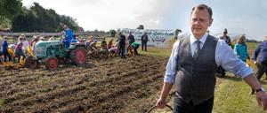 Kartoffelernte in Heichelheim: Ramelow punktet bei der Landbevölkerung.