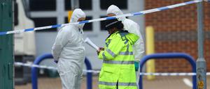 Grays, Essex: Ermittler am Ort des Leichenfunds