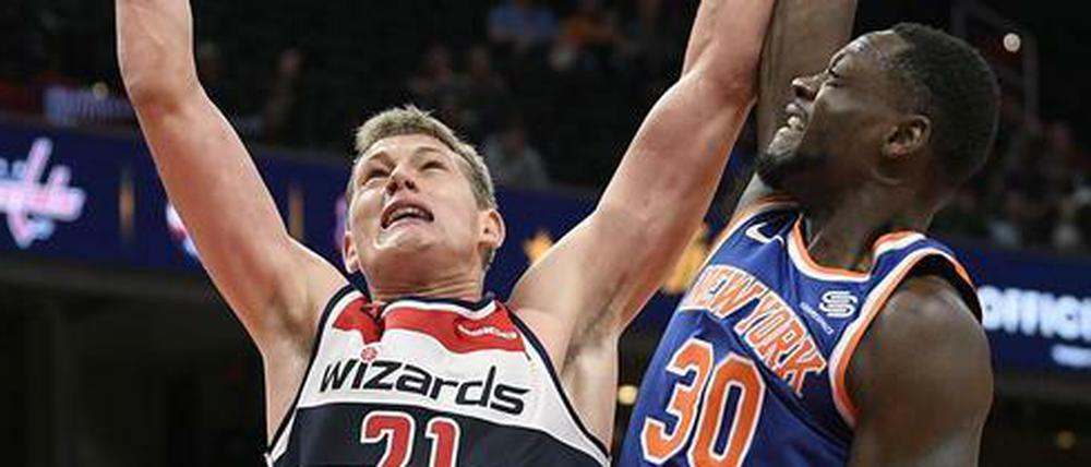 Moritz Wagner, 21, spielt seit dem Sommer für die Washington Wizards in der NBA. Zuvor war der deutsche Nationalspieler bei den Los Angeles Lakers aktiv.