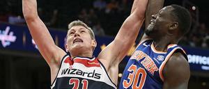 Moritz Wagner, 21, spielt seit dem Sommer für die Washington Wizards in der NBA. Zuvor war der deutsche Nationalspieler bei den Los Angeles Lakers aktiv. 
