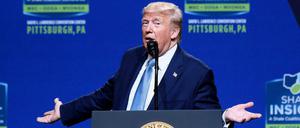 Donald Trump im Wahlkampf