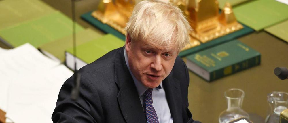 Boris Johnson im Unterhaus