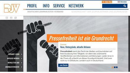 Der Deutsche Journalisten-Verband DJV vertritt 32 000 Mitglieder, vom Landesverband DJV BB distanziert er sich jedoch. 