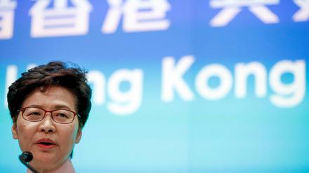 Hongkongs Regierungschefin Carrie Lam 