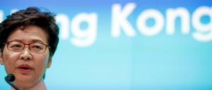Hongkongs Regierungschefin Carrie Lam 