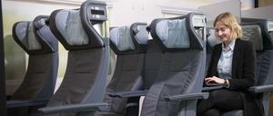Die neuen ICE-Sitze haben laut Bahn weichere Polster.