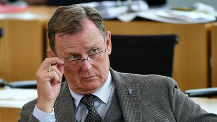Bodo Ramelow (Die Linke), Ministerpräsident von Thüringen, könnte eine schwere Koalitionsbildung bevorstehen.