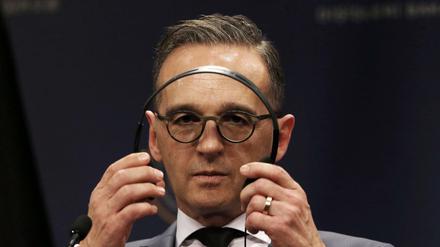 Außenminister Heiko Maas (SPD) in Ankara