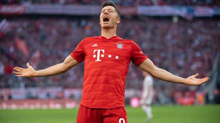 Robert Lewandowski hat am Samstag auch gegen den 1. FC Union getroffen.