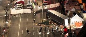 Absperrungen nach dem Terroranschlag am Breitenbachplatz am 19. Dezember 2016. 