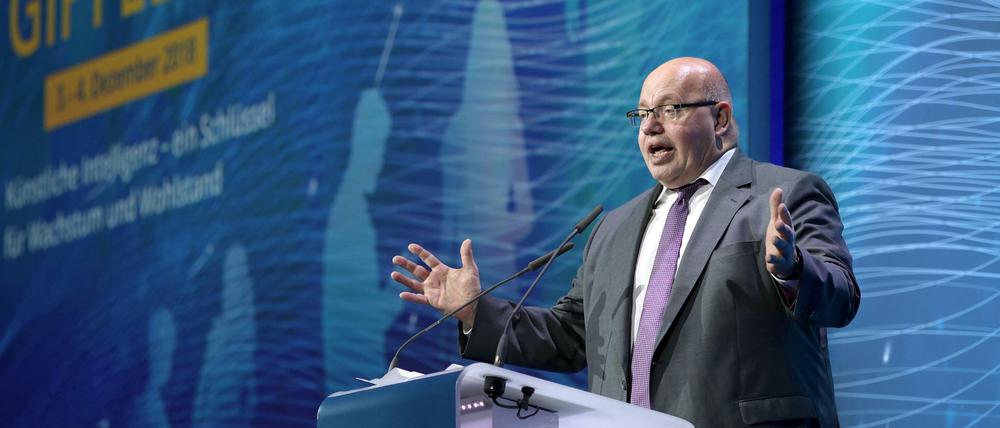 Peter Altmaier (CDU), Bundesminister für Wirtschaft und Energie (Archivbild vom Digitalgipfel 2018)