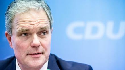 Burkard Dregger, CDU-Fraktionsvorsitzender im Abgeordnetenhaus von Berlin. 
