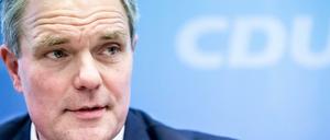 Burkard Dregger, CDU-Fraktionsvorsitzender im Abgeordnetenhaus von Berlin. 