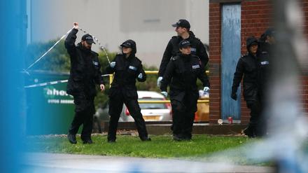 Polizisten bei der Arbeit in Essex