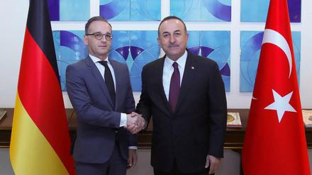 Mevlut Cavusoglu traf Außenminister Heiko Maas in Ankara.