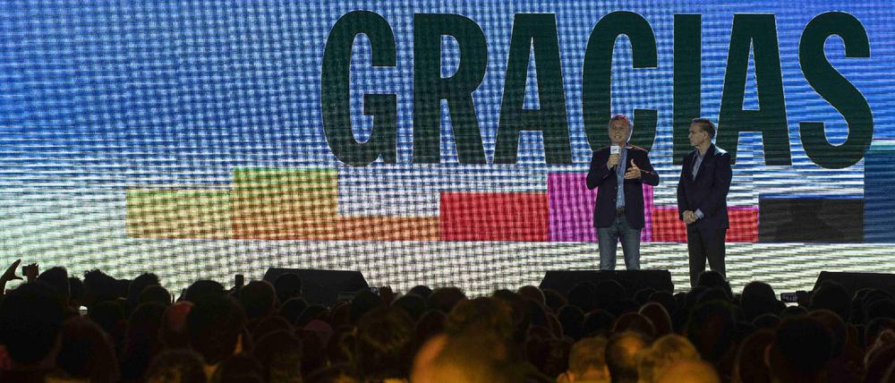 Danke und Tschüss - Argentiniens Noch-Präsident Mauricio Macri und sein Vize Miguel Pichetto wurden wegen ihrer IWF-getriebenen Politik abgewählt.