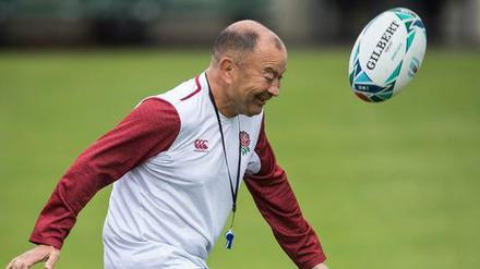 Englands Nationaltrainer Eddie Jones hat Spaß an seinem Job.