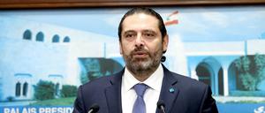 Will zurücktreten: Saad Hariri, Ministerpräsident des Libanon