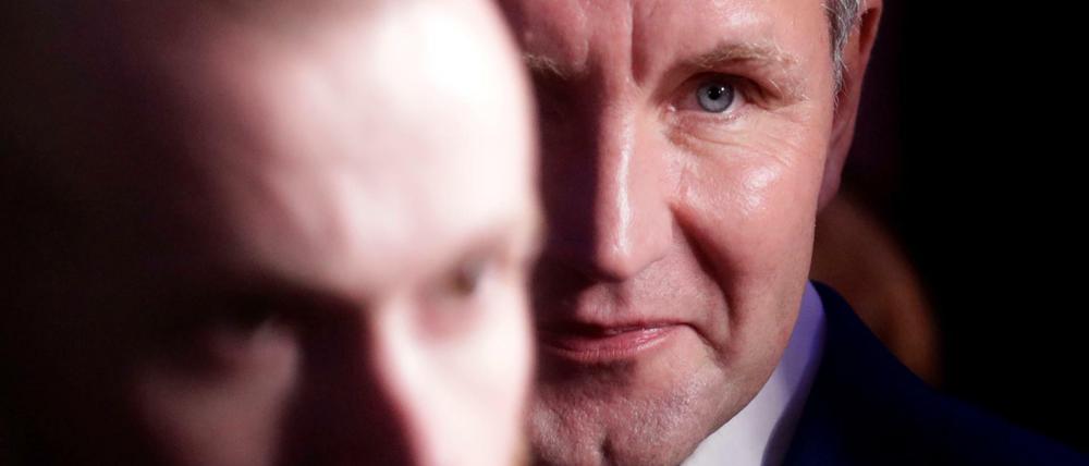 Björn Höcke, Wahlsieger bei den Unter-60-Jährigen.
