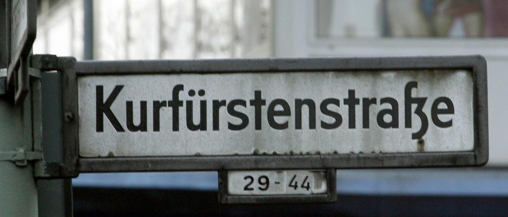 Die Fassade des Erotik-Kaufhauses LSD (Love Sex Dreams) in Berlin an der Kurfürstenstrasse.