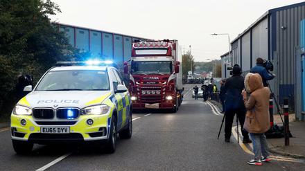 Die Polizei ließ den Lkw am Mittwoch abtransportieren.