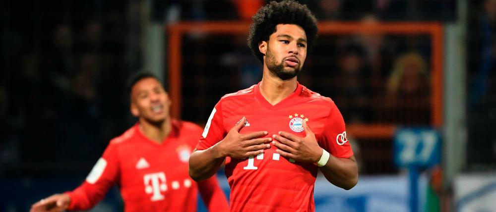 Serge Gnabry leitete die Wende für die Bayern ein.