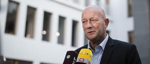 Zufriedener Wahlkämpfer: Der Thüringer FDP-Spitzenkandidat Thomas Kemmerich am Tag nach der Wahl in Berlin.