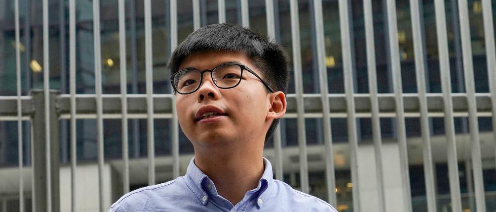 Ausgeschlossen von der Hongkonger Kommunalwahl: Joshua Wong