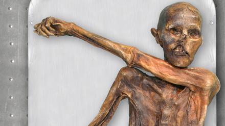 Ötzis Mumie liegt im Archäologie Museums Südtirol in Bozen.