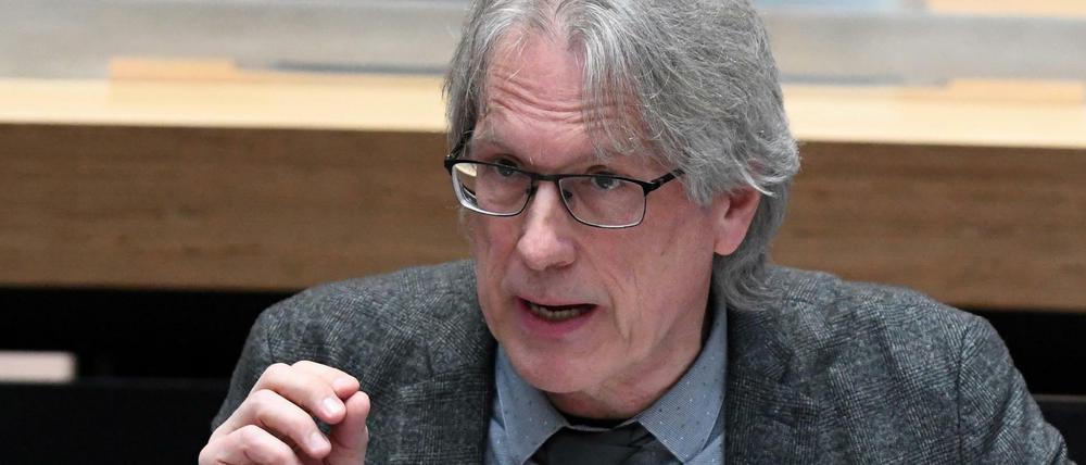 Matthias Kollatz (SPD), Finanzsenator von Berlin, spricht im Berliner Abgeordnetenhaus.