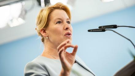 Bundesfamilienministerin Franziska Giffey (SPD)