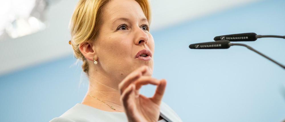 Bundesfamilienministerin Franziska Giffey (SPD)