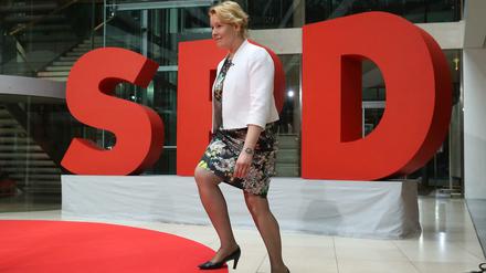 Nächste Stufe kann genommen werden: Franziska Giffey ist eine der Hoffnungsträgerinnen der SPD.