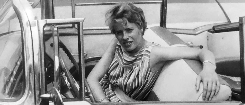 Brita Maaz (1934-2019), auf Tour durch Amerika im Jahr 1960.