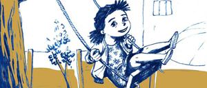 Kindliche Perspektive: Eine Seite aus „Bergstraße 68“.