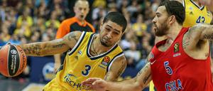 In der Euroleague bekommen es Peyton Siva (links) und seine Mitspieler Woche für Woche mit den besten Mannschaften des Kontinents zu tun.