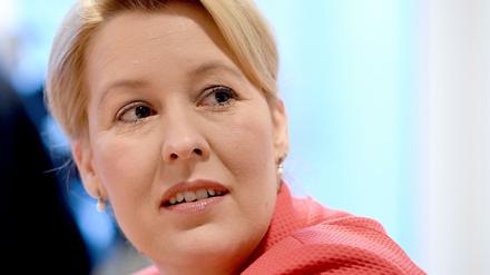 Weiter Frau Dr.: Franziska Giffey (SPD), Bundesfamilienministerin