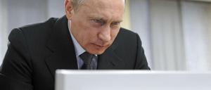Bin ich schon drin? Für sein Internet hat Präsident Wladimir Putin ein Gesetz – an der technischen Umsetzung könnte es noch hapern.