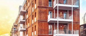 Das Wohnprojekt Lynarstraße erhielt den Holzbaupreis in der Kategorie Neubau. 