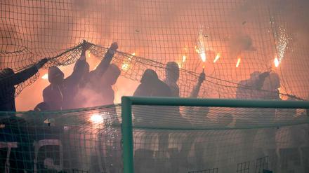 Lichterloh brannte es mit Stadion An der alten Försterei.