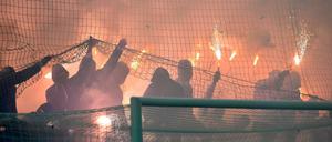 Lichterloh brannte es mit Stadion An der alten Försterei.