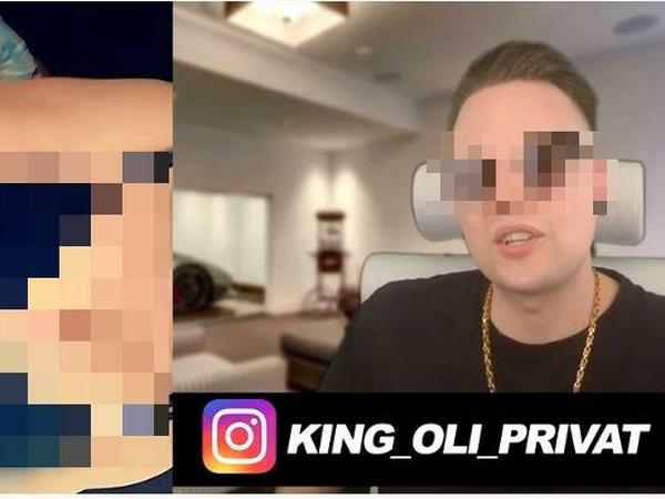 "Yo Oli" prahlte mit Unterwäsche-Fotos, die ihm angeblich junge Mädchen zugeschickt haben sollen. 