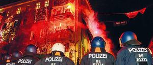 Brennpunkt Rigaer Straße. Samstag eskalierte die Lage mal wieder.