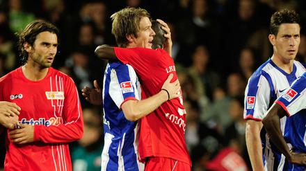 Es war einmal einmal. 2010 spielten Union und Hertha in der Zweiten Liga gegeneinander.
