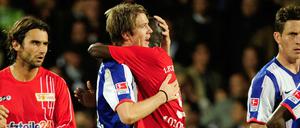 Es war einmal einmal. 2010 spielten Union und Hertha in der Zweiten Liga gegeneinander.