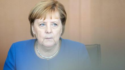Bundeskanzlerin Angela Merkel Ende Oktober bei einer Kabinettssitzung im Kanzleramt.