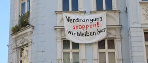 Wohnhaus, das von Verdrängung bedroht ist in der Samariterstraße in Berlin-Friedrichshain.